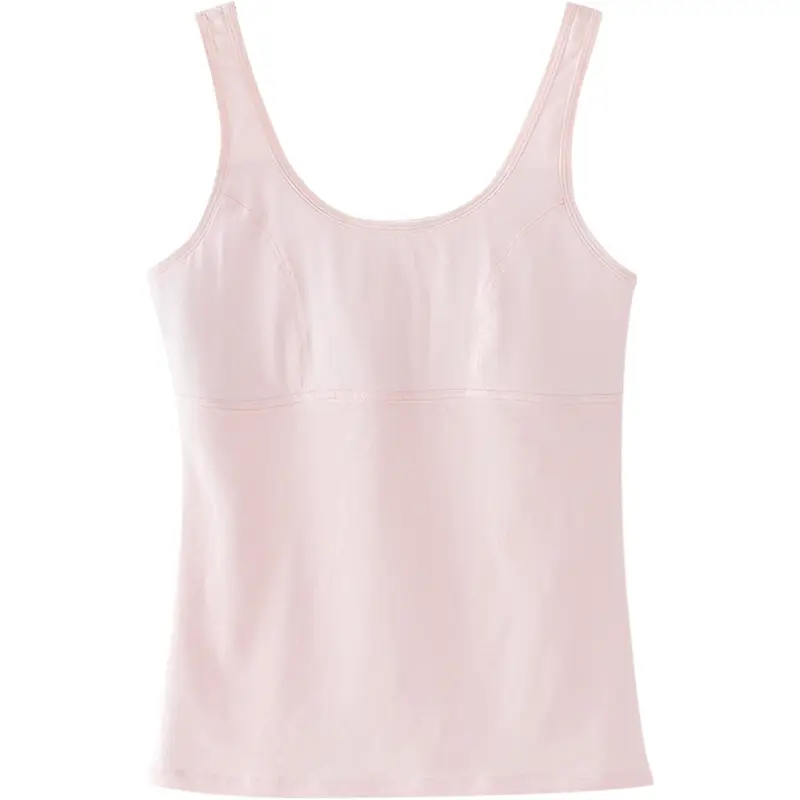 Girls Cotton Anti-Bump Vest Red White - Image 11