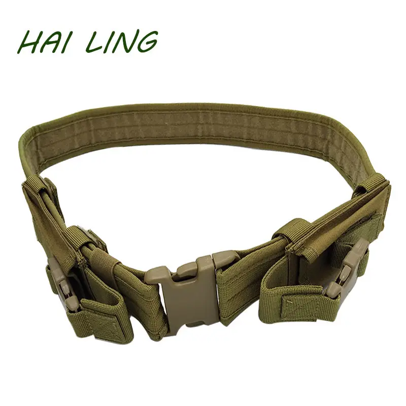 Tactical Black Waist Belt 045" Security Training Belt