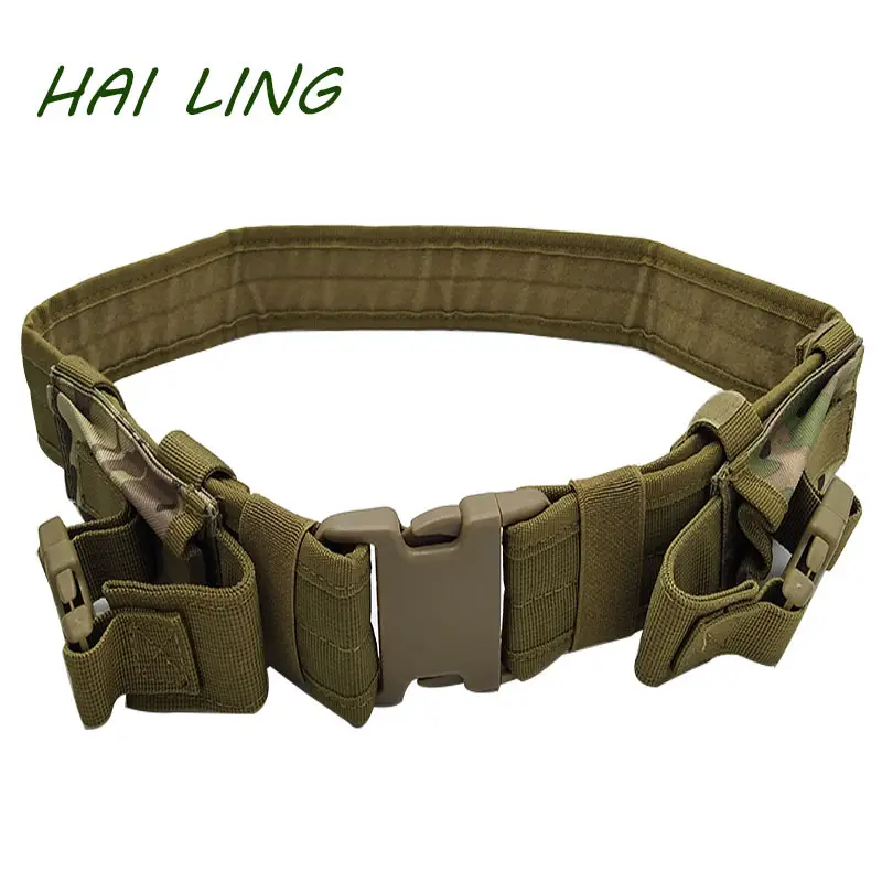 Tactical Black Waist Belt 045" Security Training Belt