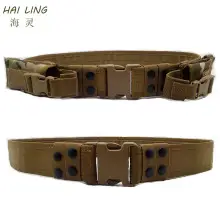 Tactical Black Waist Belt 045" Security Training Belt — feature 31