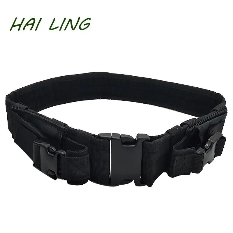 Tactical Black Waist Belt 045" Security Training Belt