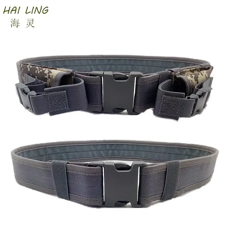 Tactical Black Waist Belt 045" Security Training Belt