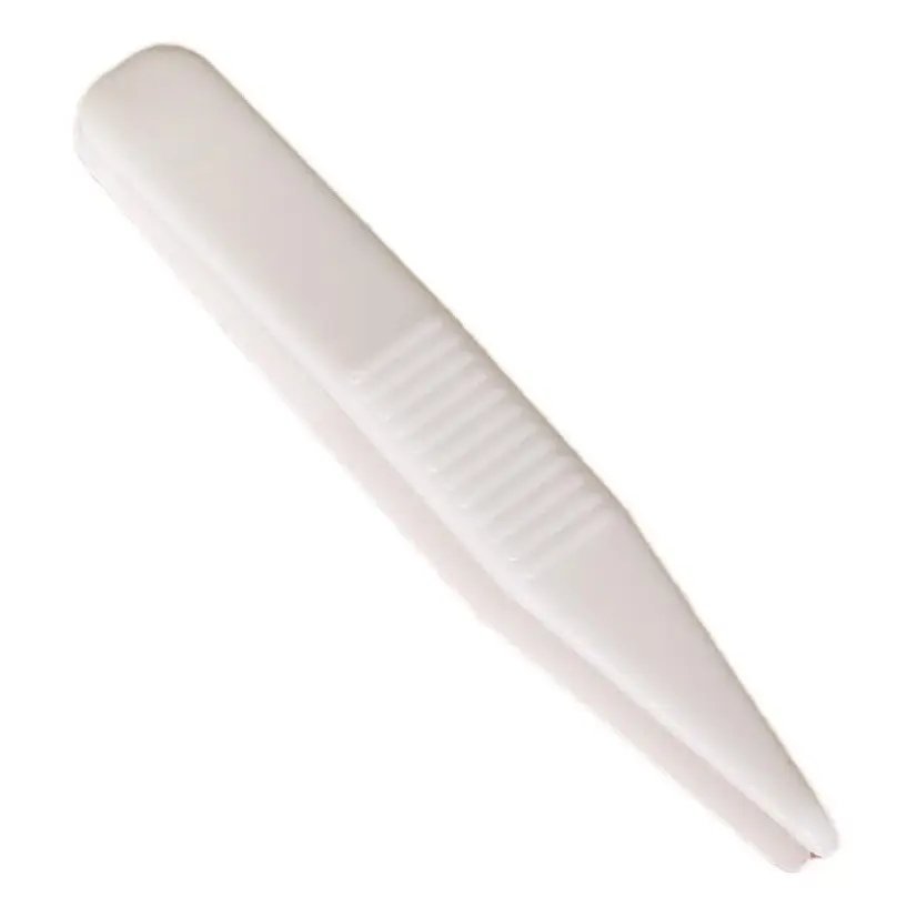 White Plastic Eye Eyelid Sticker Tweezers Clip