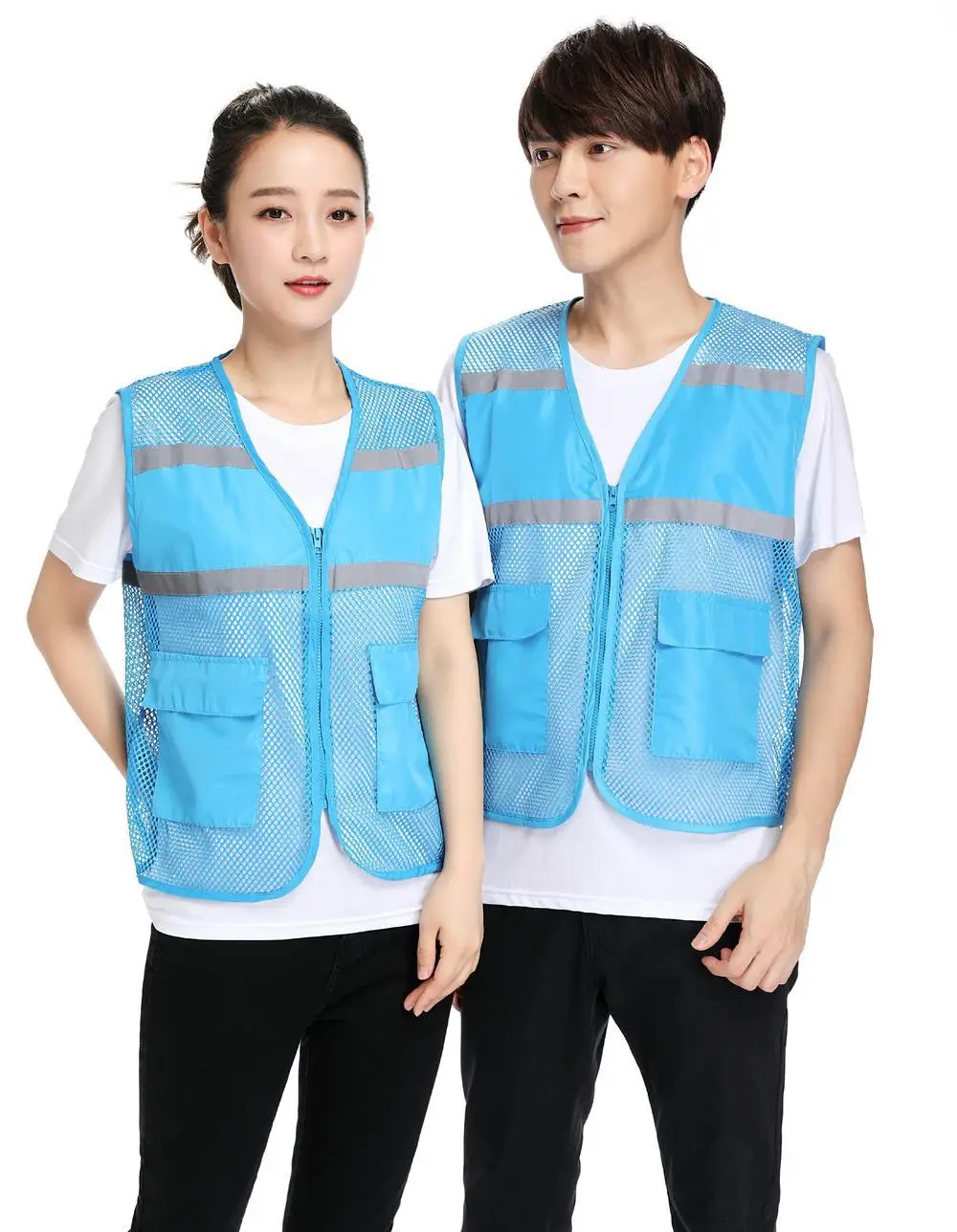 Customizable Reflective Volunteer Vest with Logo — feature 18