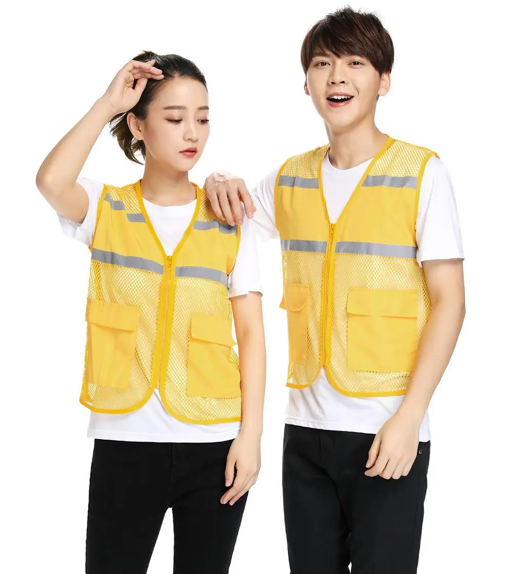 Customizable Reflective Volunteer Vest with Logo — feature 20