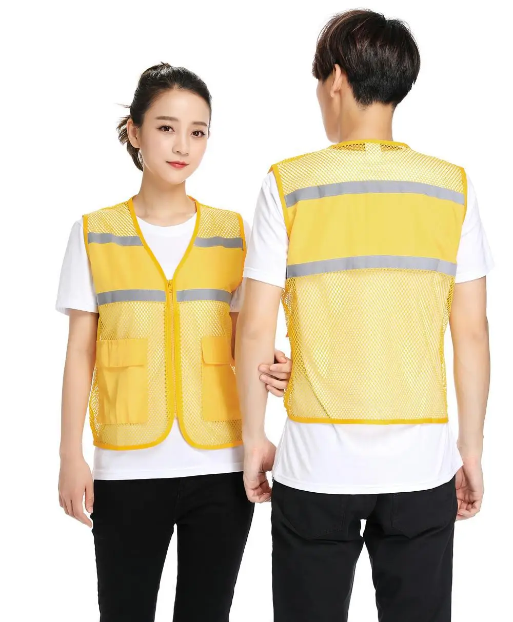 Customizable Reflective Volunteer Vest with Logo — feature 21