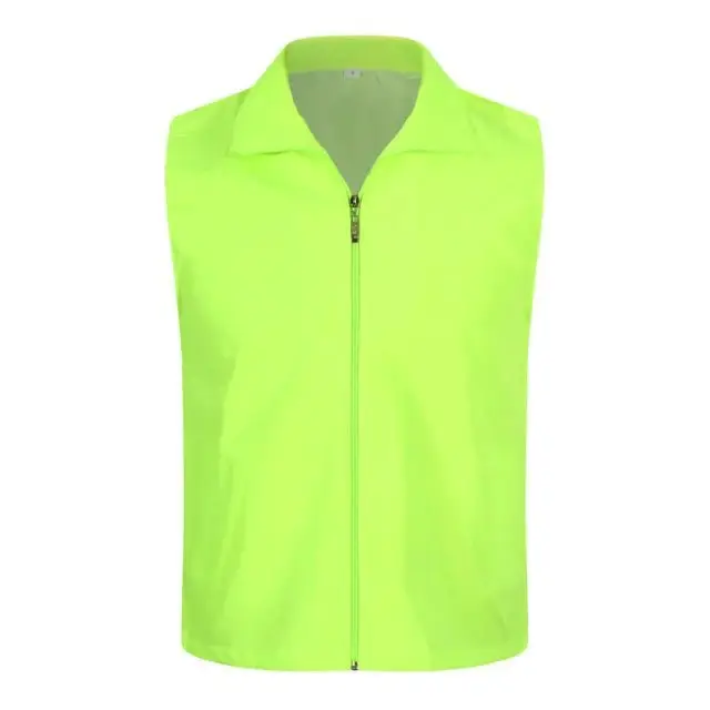 Customizable Reflective Volunteer Vest with Logo