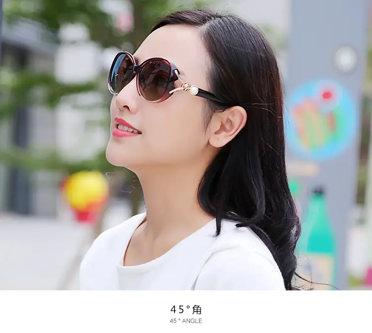 Ladies Sunglasses Pearl Fox Head Progressive Color