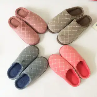 2023 new cotton slippers men and women winter home warm Plaid stall supermarket slippers wholesale — feature 15
