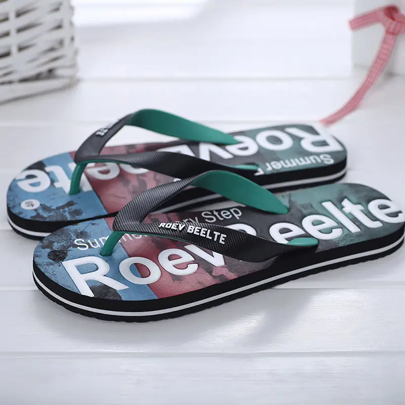 New Wholesale Non-Slip Flip-Flops Men's Casual Beach Shoes