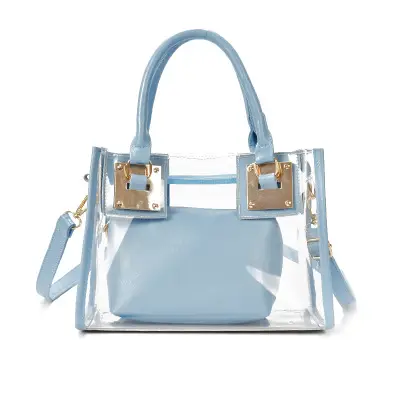 2025 Summer Korean Jelly Transparent Beach Messenger Bag - Image 10
