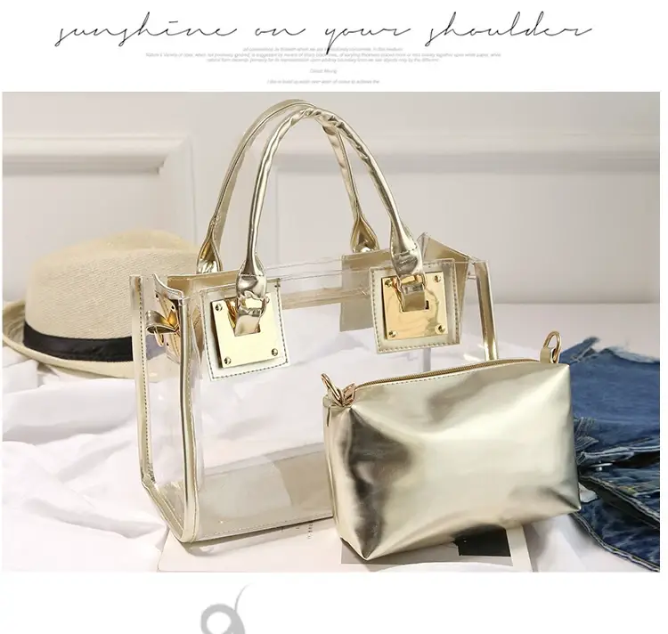 2025 Summer Korean Jelly Transparent Beach Messenger Bag — feature 16