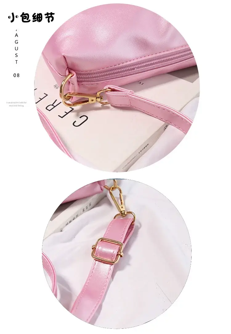 2025 Summer Korean Jelly Transparent Beach Messenger Bag — feature 47