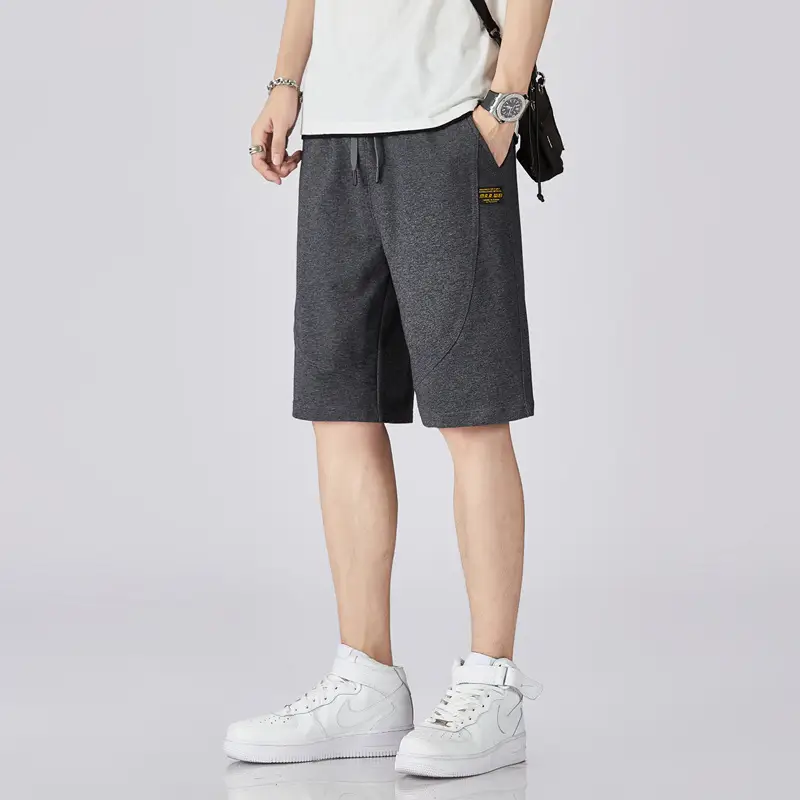 New Men's Green Running Fitness Shorts - Image 12