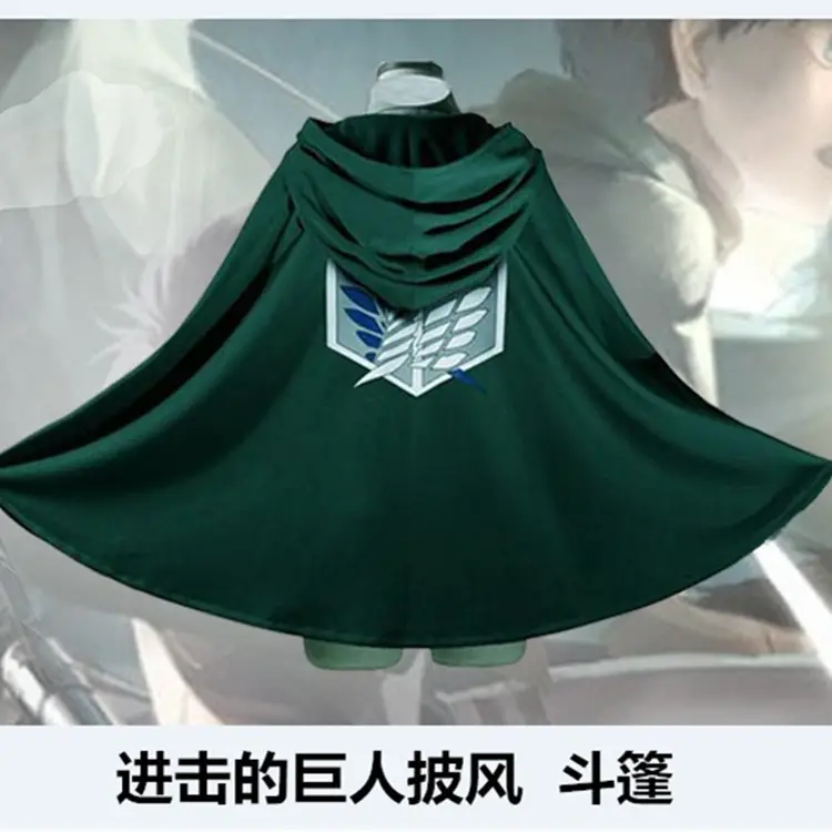 Green Survey Corps Cloak Cape Ellen Mikasa Ready - Image 6