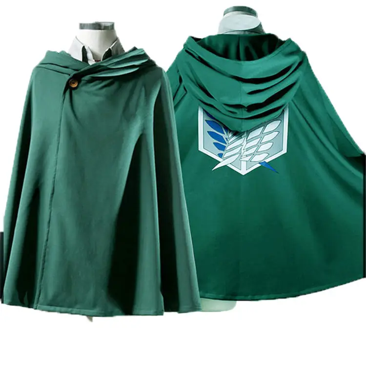 Green Survey Corps Cloak Cape Ellen Mikasa Ready - Image 7