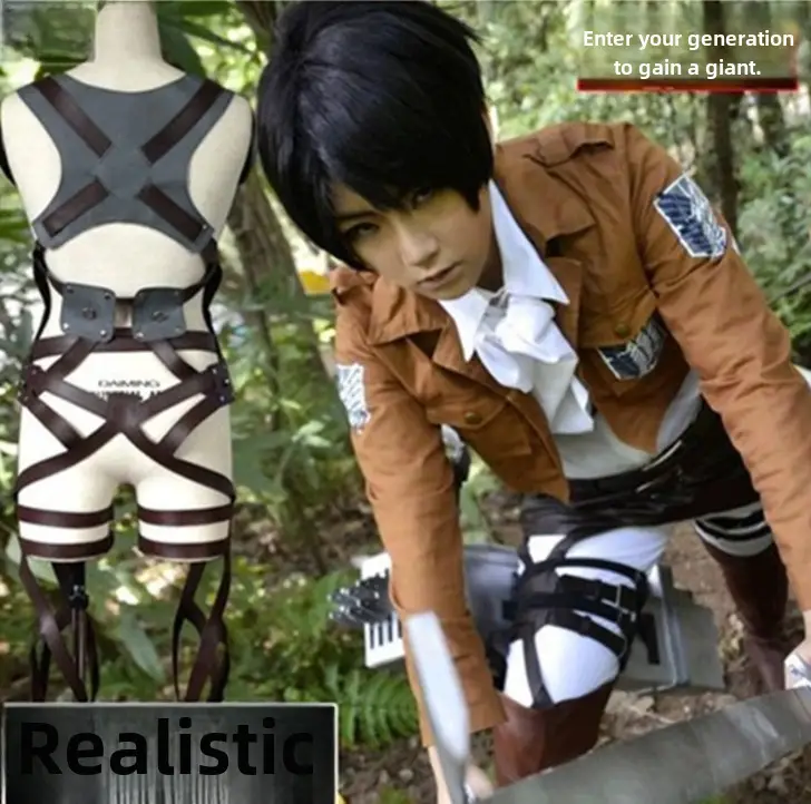 Green Survey Corps Cloak Cape Ellen Mikasa Ready - Image 4