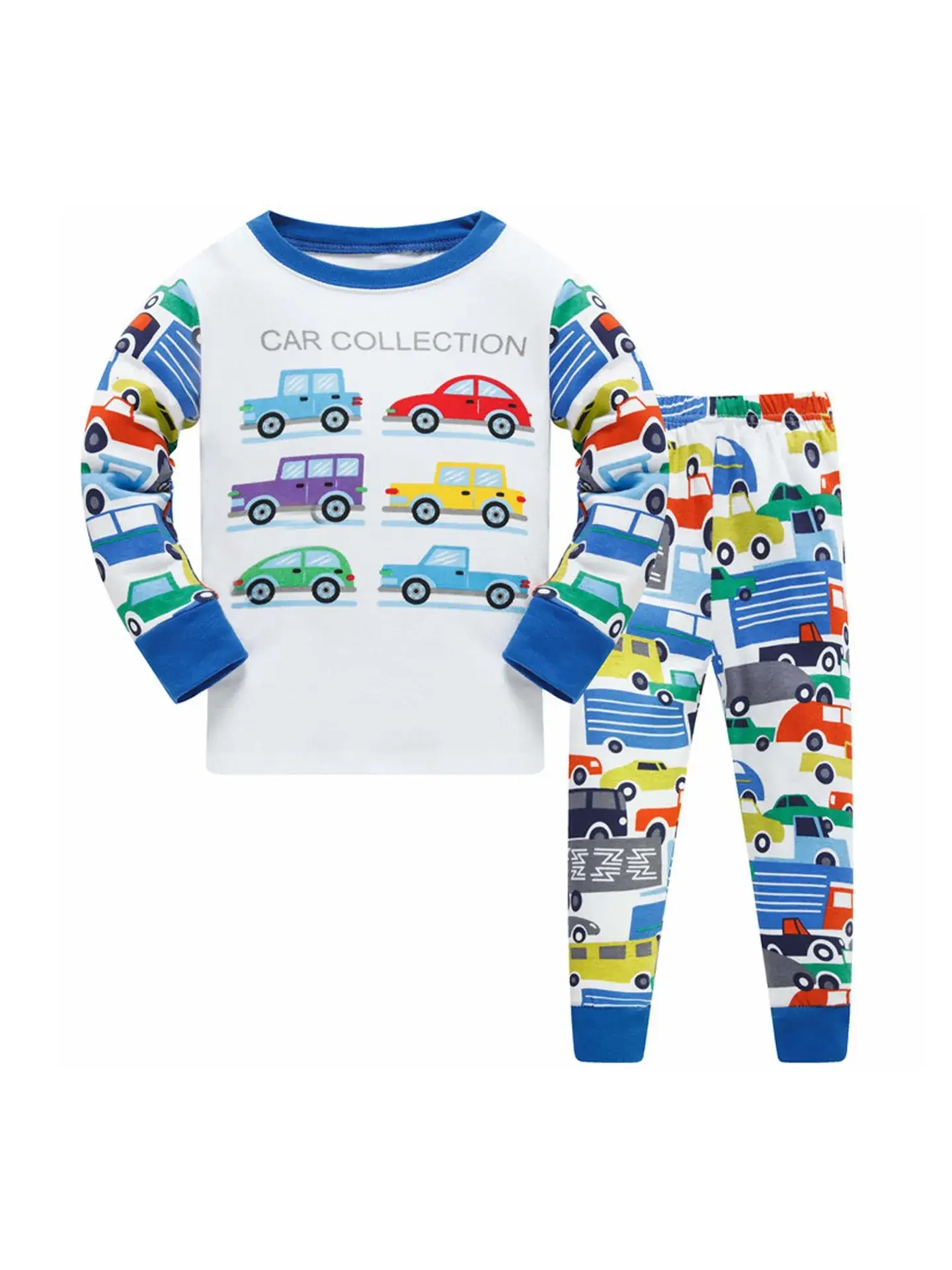 Baby Cotton Long Sleeve Pajamas Set for Kids 3-8 Years - Image 6