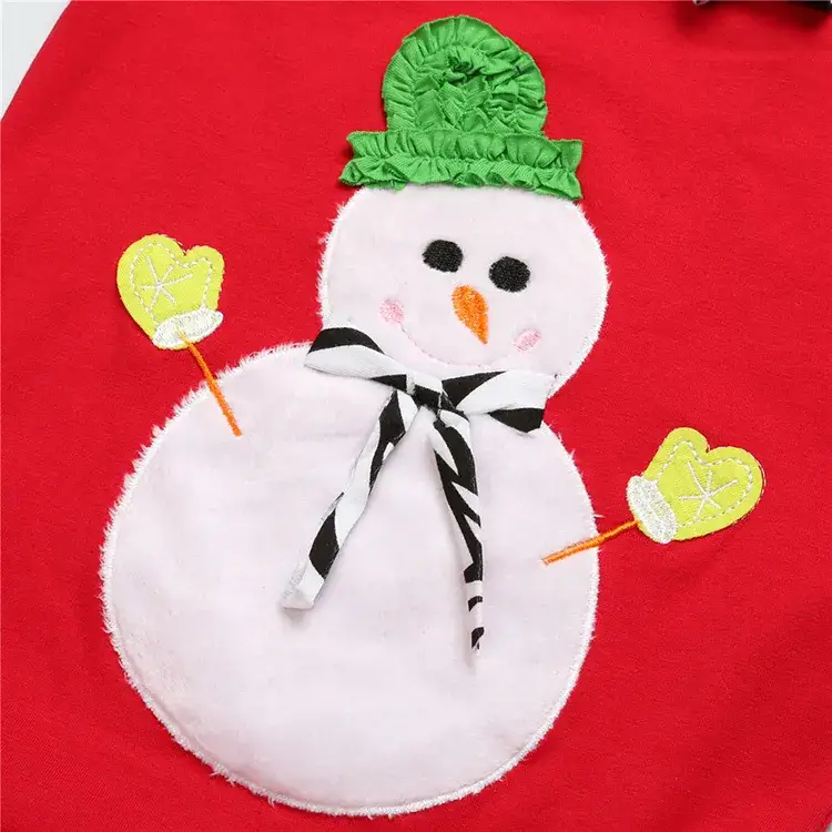 Children's Christmas Suit Set with Santa Claus Design - Image 8