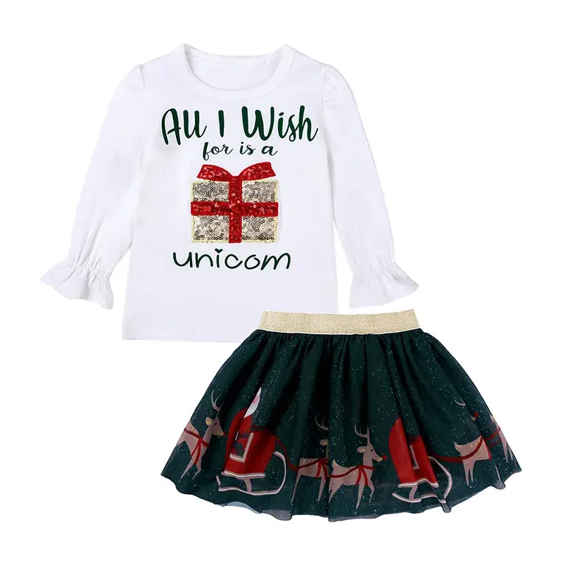 Children's Christmas Suit Set with Santa Claus Design - Image 5