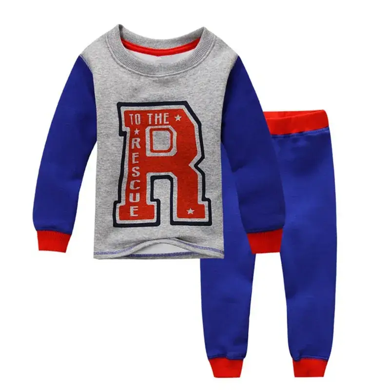 2024 Kids Bed Me Happy Pajama Set Pink Blue Striped Pants - Image 9
