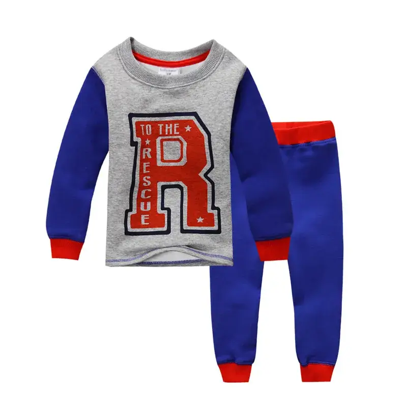2024 Kids Bed Me Happy Pajama Set Pink Blue Striped Pants - Image 5