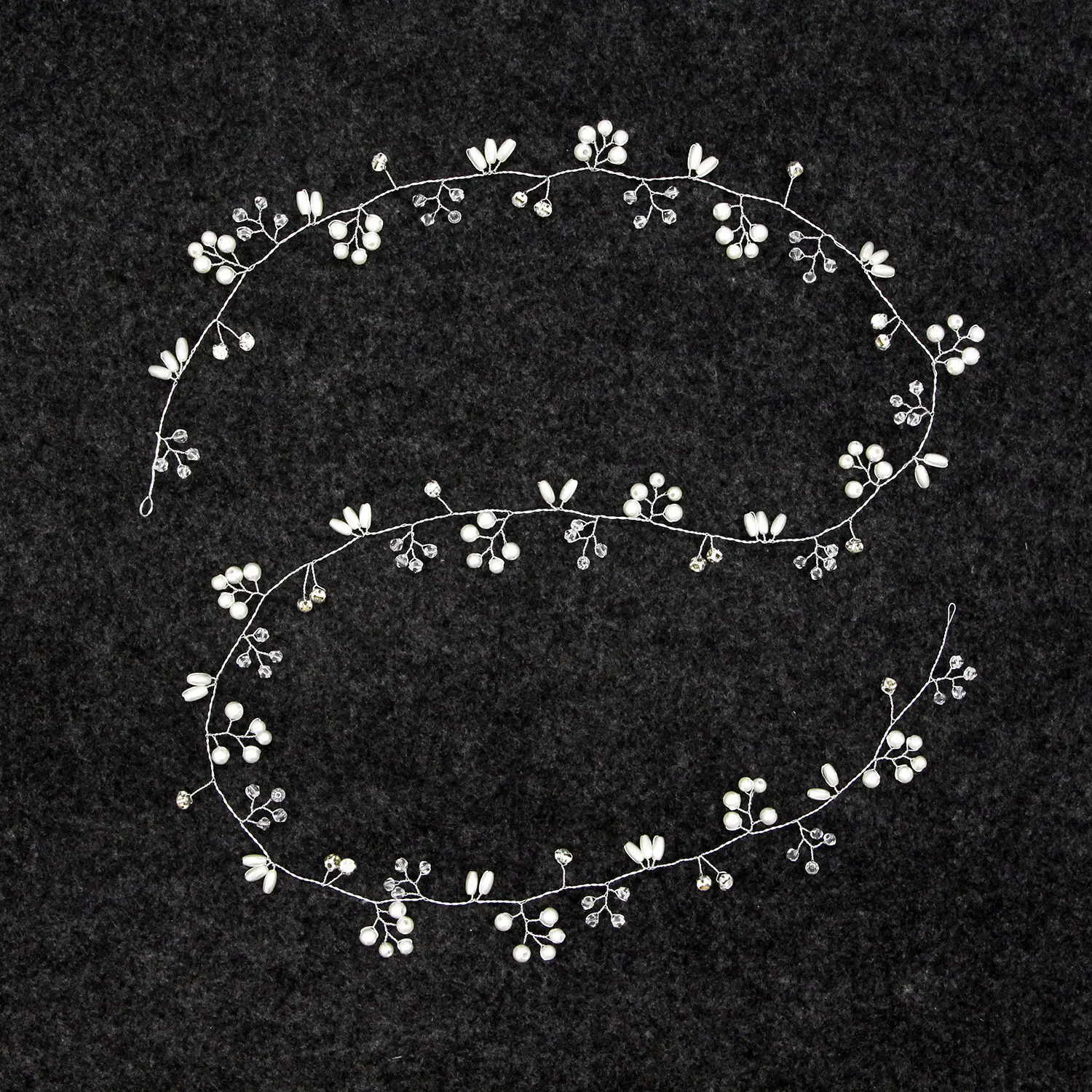 European American Bride Pearl Hair Band 1M5