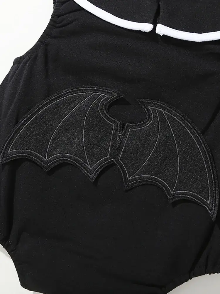 Black T-shirt with Red Bow Tie for Kids - Image 5