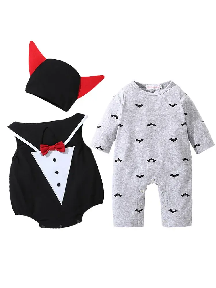 Black T-shirt with Red Bow Tie for Kids - Image 6