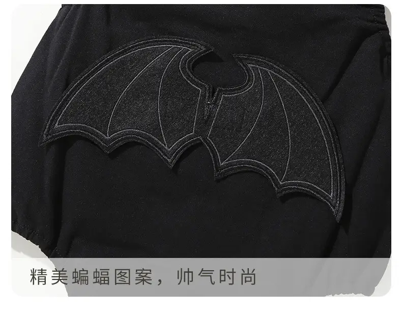 Black T-shirt with Red Bow Tie for Kids — feature 13