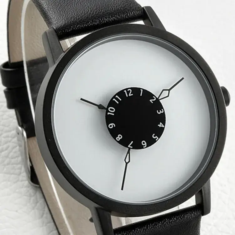 Men's White Strap Quartz Watch for Students - Image 4