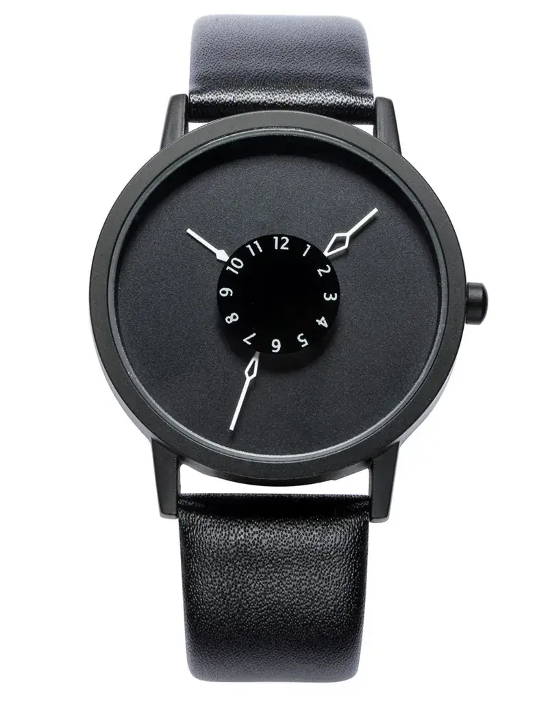 Men's White Strap Quartz Watch for Students - Image 2