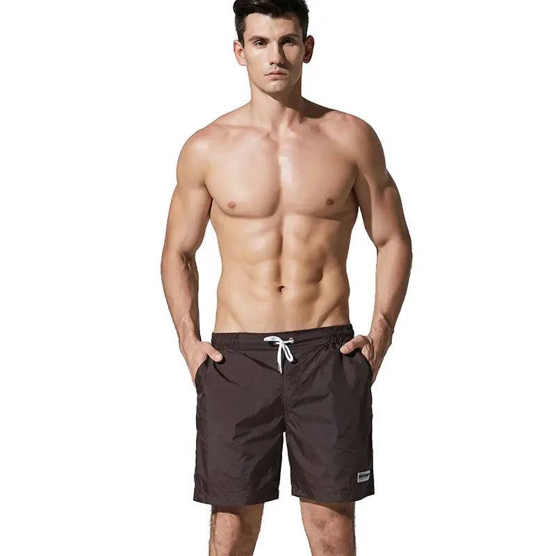 Men's Light Blue Loose Beach Shorts Quick-Drying