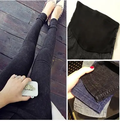 Korean Style Slim Fit Imitation Denim Pants — feature 64