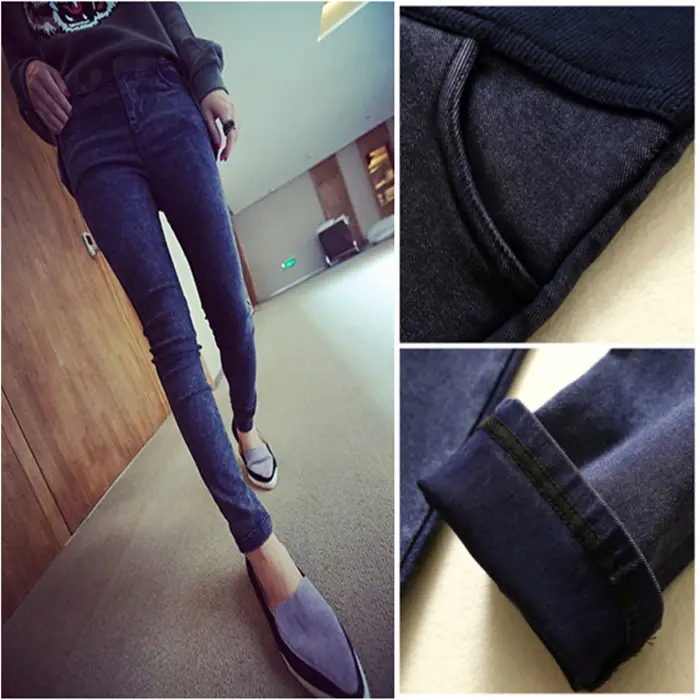 Korean Style Slim Fit Imitation Denim Pants — feature 65