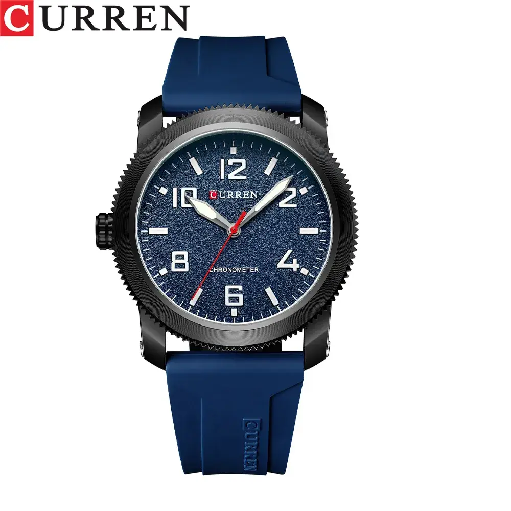 CURREN Men's Blue Waterproof Quartz Wrist Watch - Image 3