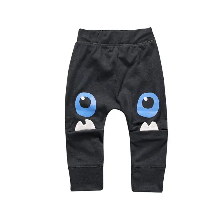 2025Ins Style Cotton Baby Pants 3D Cartoon Loose Fit