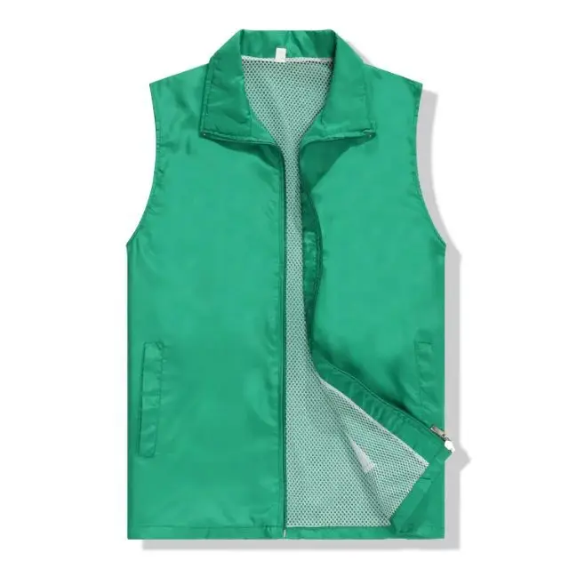 Green Sleeveless Vest with Embroidered Design - Image 11