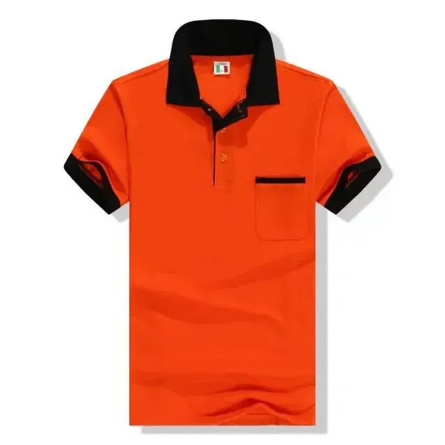 Green Polo Shirt for Men & Women with Embroidered Design - Image 2