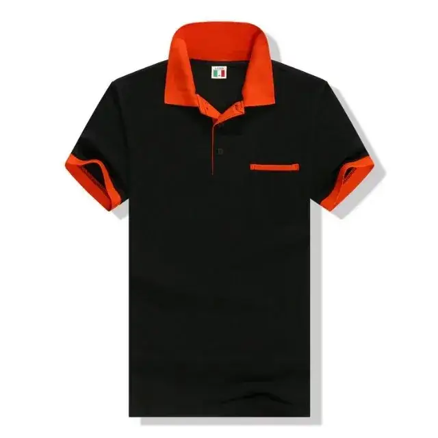 Green Polo Shirt for Men & Women with Embroidered Design - Image 4
