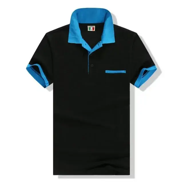 Green Polo Shirt for Men & Women with Embroidered Design - Image 8