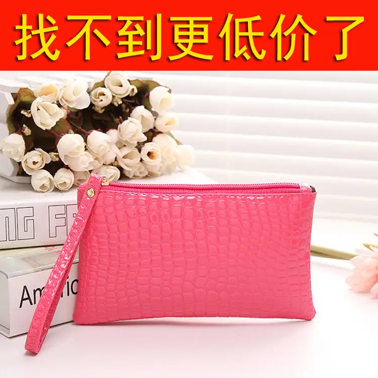 A generation of new women's bag clutch Taobao gifts practical gifts pu coin purse clutch bag