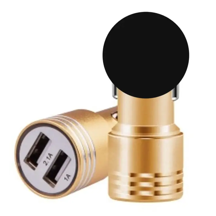 Metal Dual USB Car Charger 2.1A Wholesale