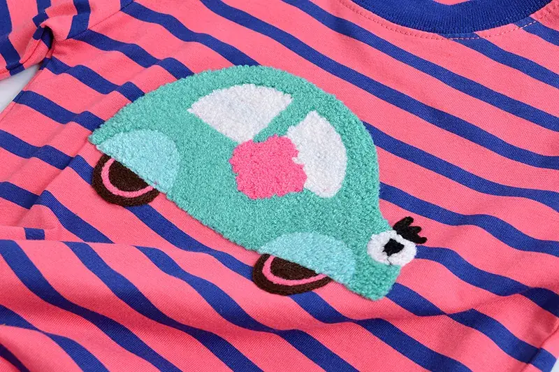 Girls Long Sleeve T-Shirt with Cute Hat