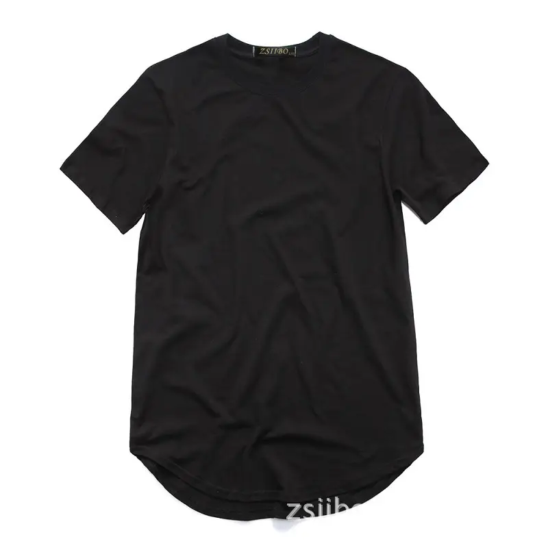 Black Short Sleeve Hip Hop Punk T-Shirt