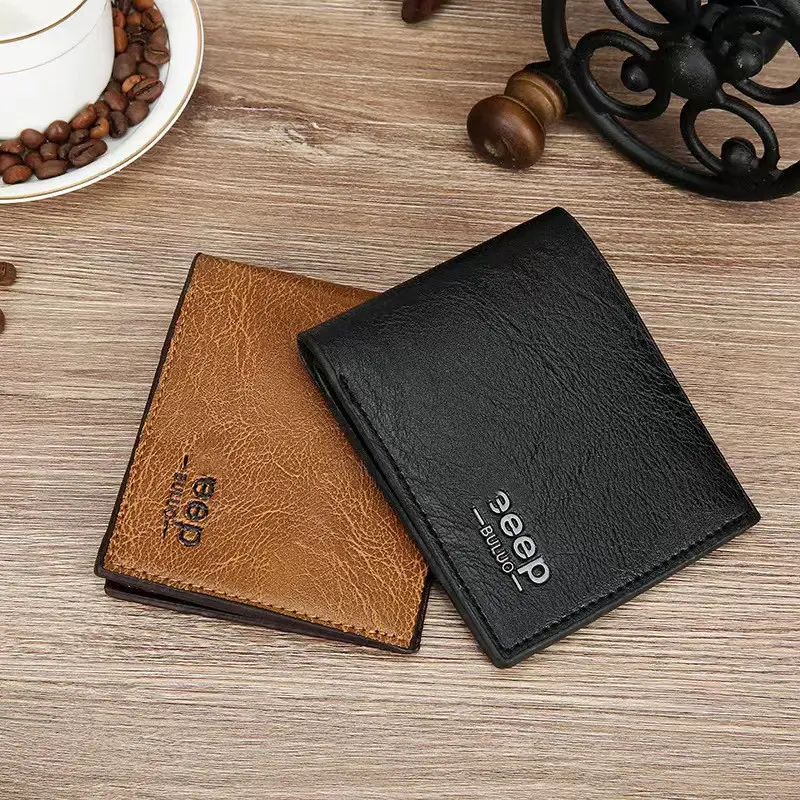 Bag Wallet Men's Student Korean Style Short Wallet Men's Douyin Cross-Border Business Souvenir Street Stall Supply