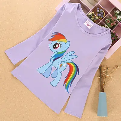Girls Princess Sophia T-Shirt Purple Long Sleeve