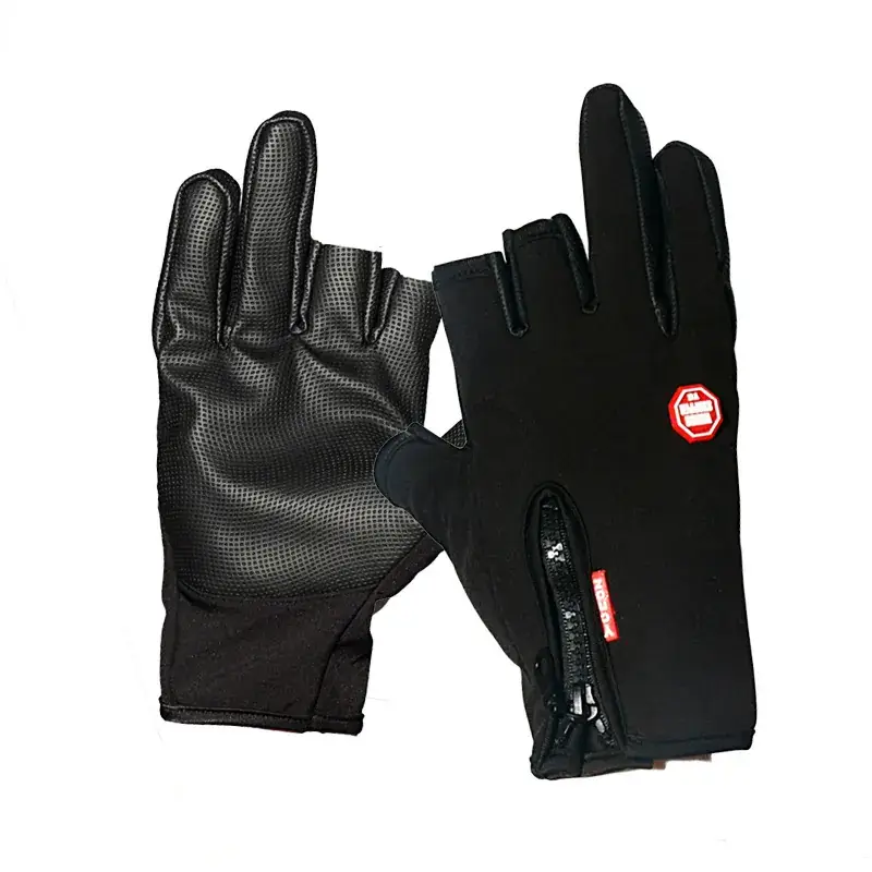 Winter Ski Gloves Men Waterproof Fleece Touchscreen Grip - Image 8