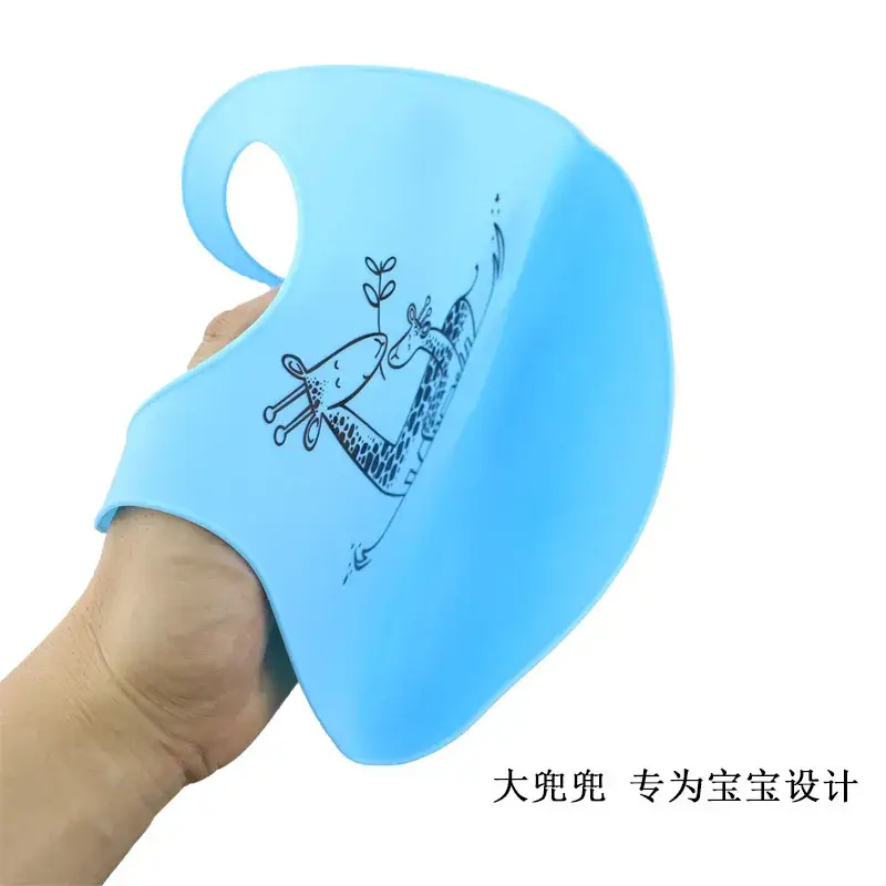 Green Silicone Baby Bib Leak Proof Waterproof Slipper - Image 20