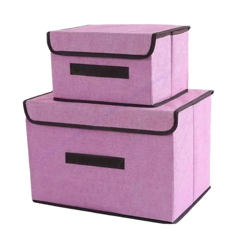 Green Foldable Storage Boxes Set of 2 - Image 13